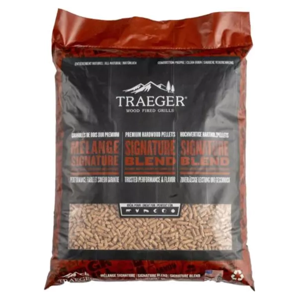 TRAEGER Dřevěné pelety FSC Signature blend 630kg / 9k x 70Ks
