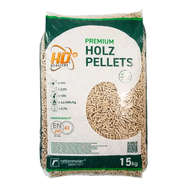 Dřevěné pelety EN plus A1/ Paleta 1050 kg- Rettenmeier Energy Wood Premium