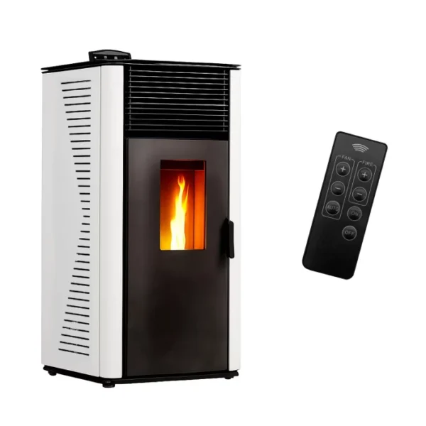 Vzduchová kamna na pelety Anita 12 kW Sannover White