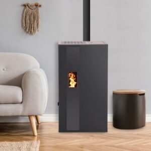 Peletová kamna BELLEZA SMILE 5,5 kW Černá